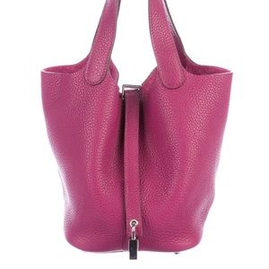 Hermes Picotin 18 Lock Bag in Clemence PHW